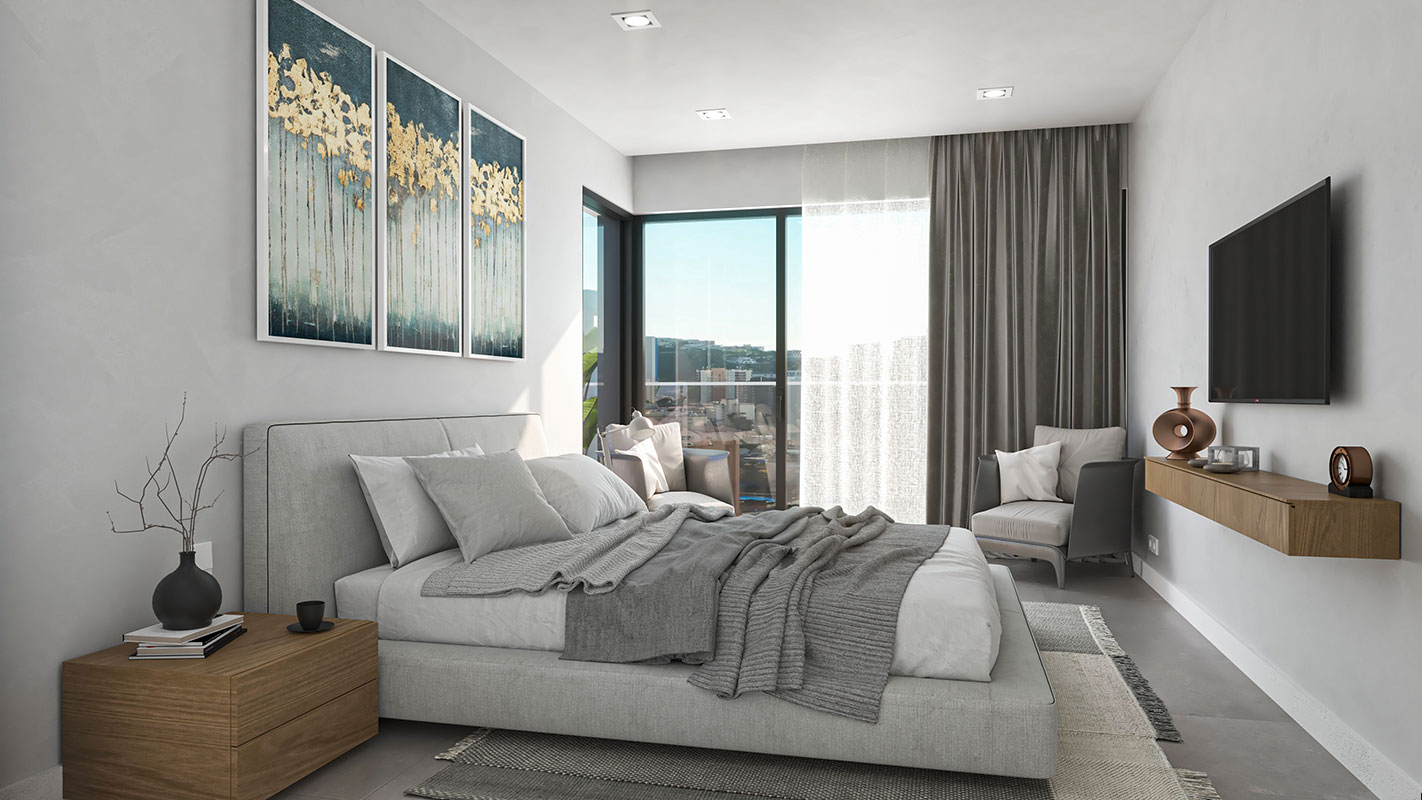 Apartamento en Benidorm con 2 habitaciones y piscina comunitaria