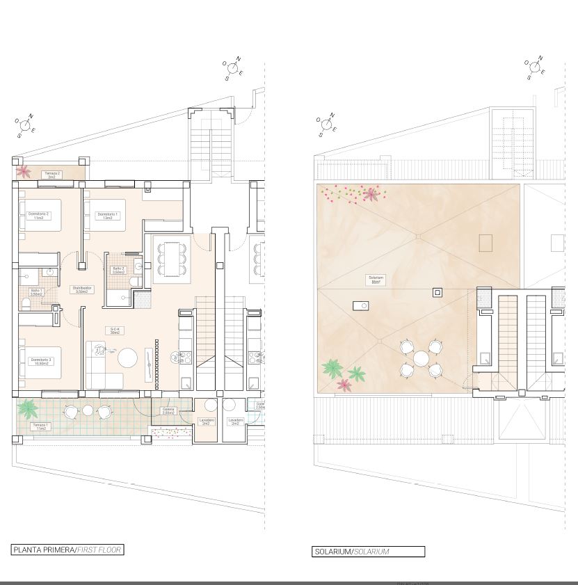 Apartamento nuevo de 3 habitaciones en Hondón de las Nieves
