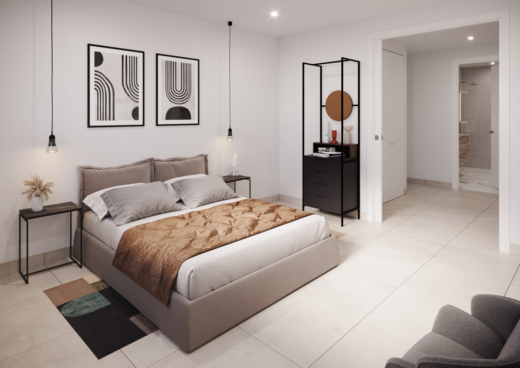 Apartamento en Santa Pola con 2 habitaciones y piscina comunitaria