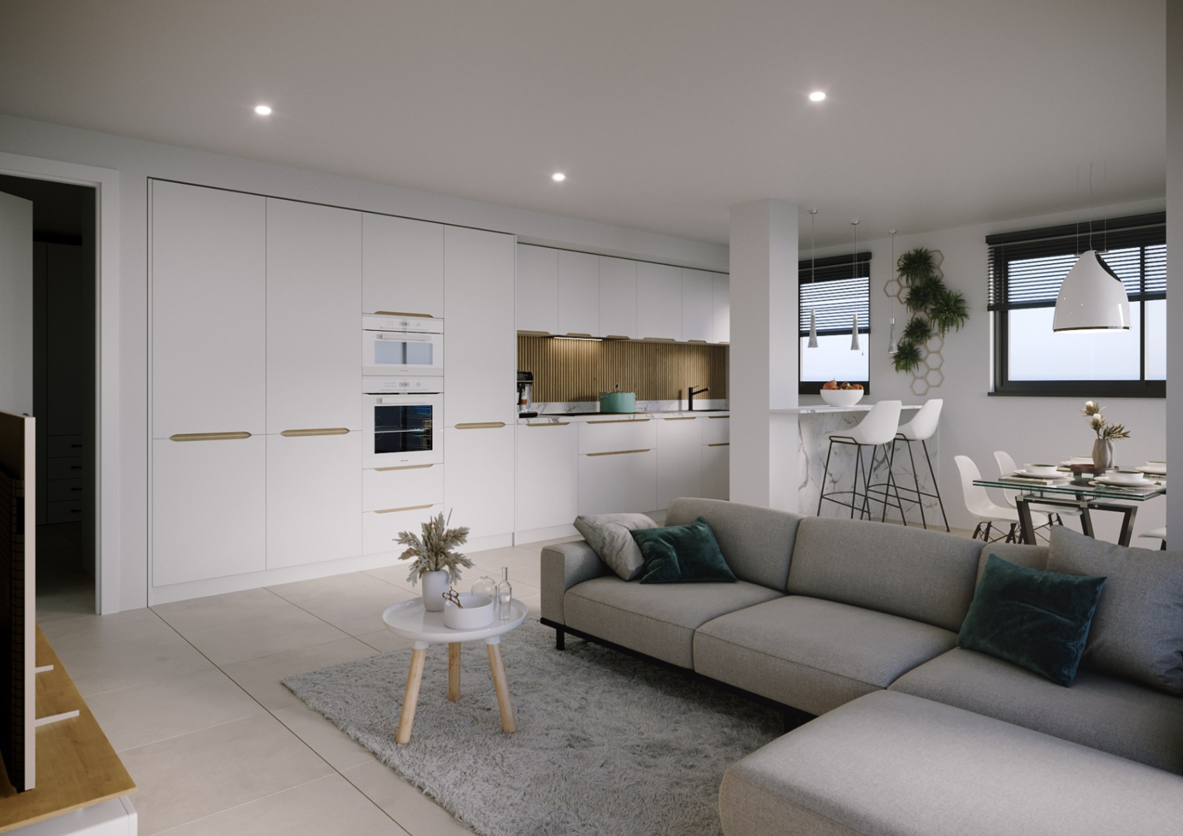 Apartamento en Santa Pola con 2 habitaciones y piscina comunitaria