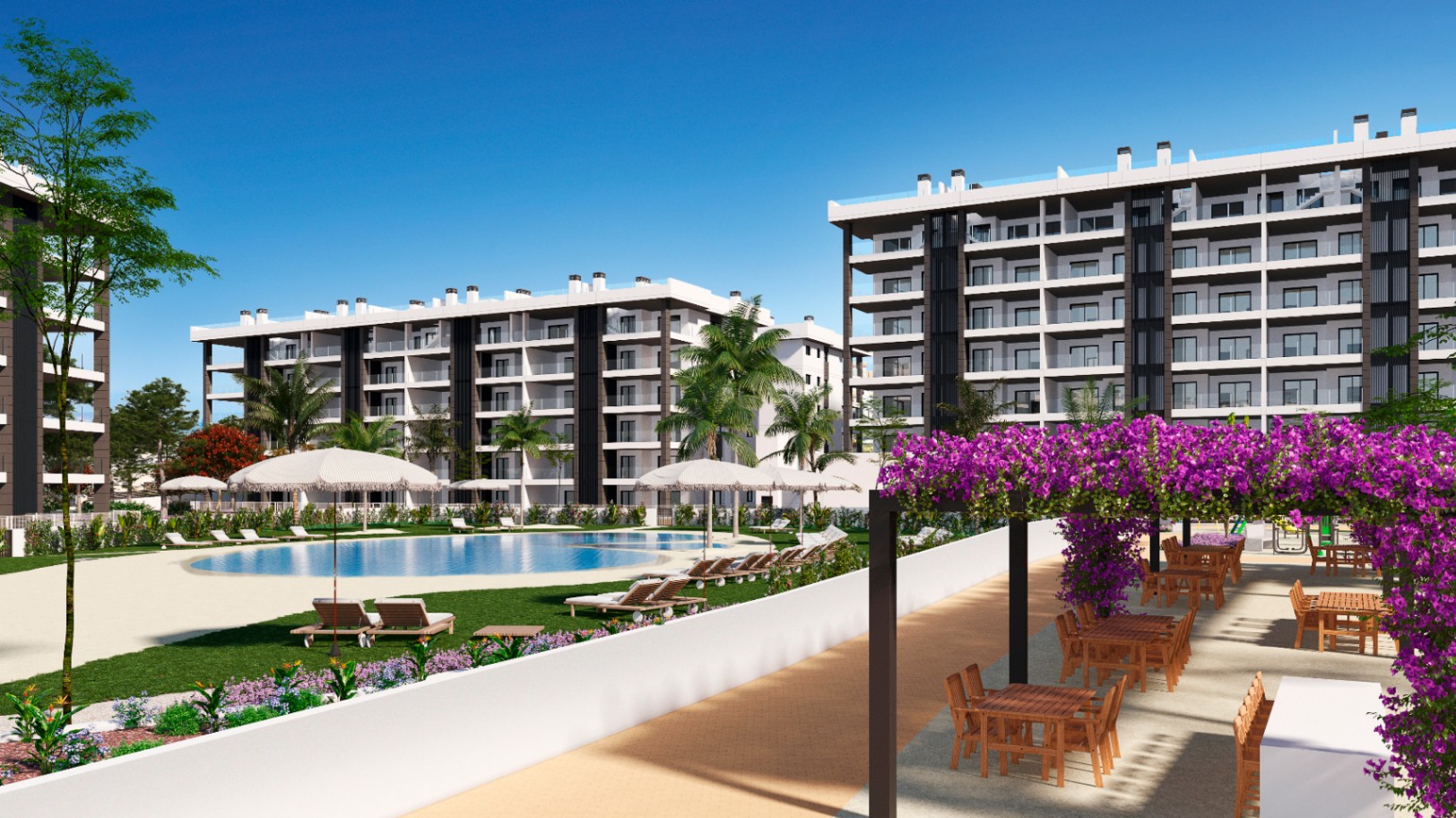 Fantásticos apartamentos con vistas al mar .