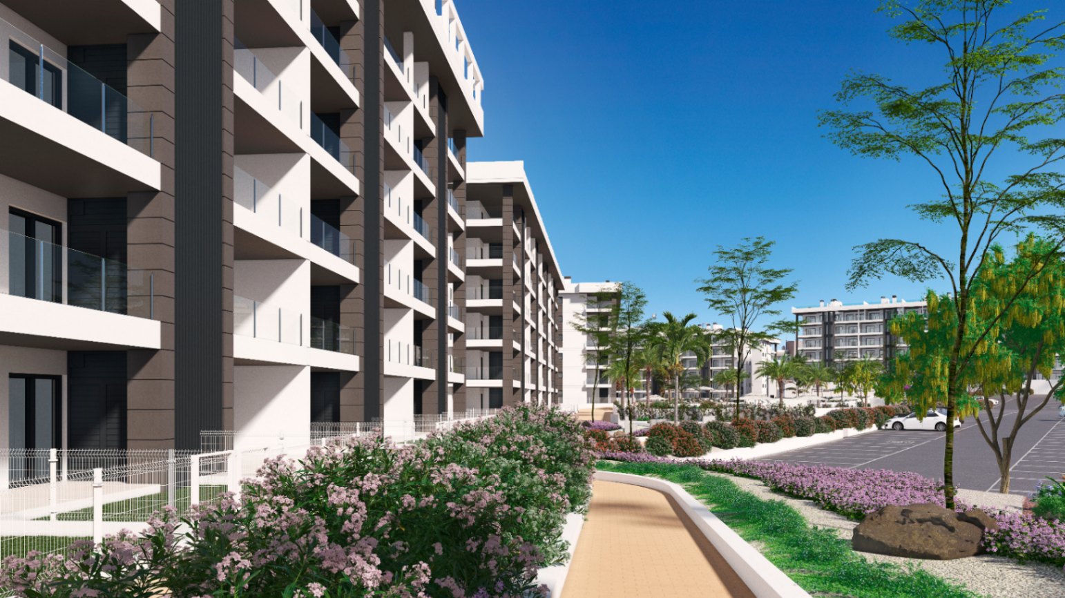 Fantásticos apartamentos con vistas al mar .