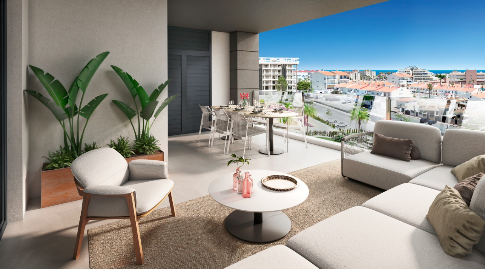 Fantásticos apartamentos con vistas al mar .