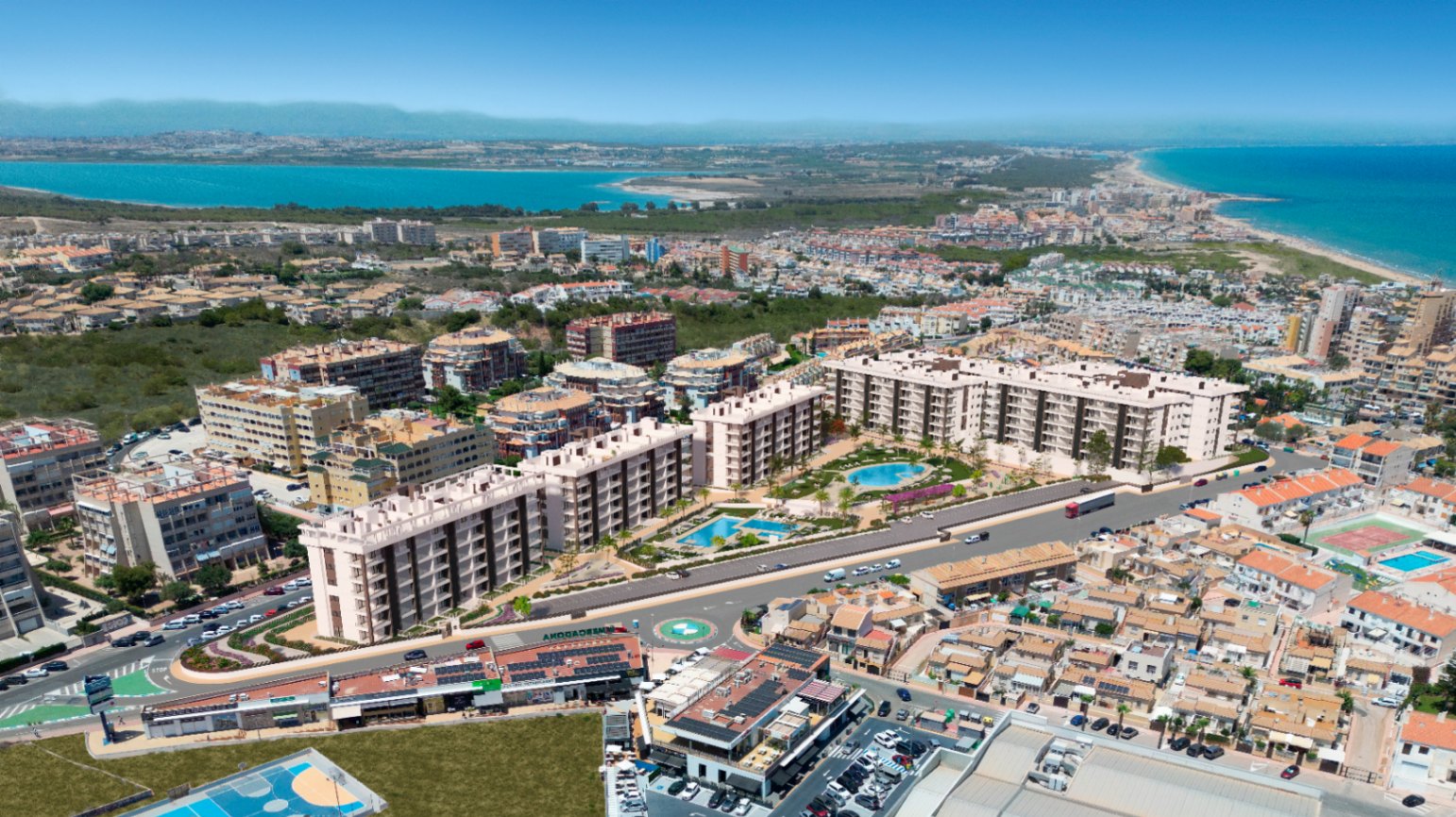 Fantásticos apartamentos con vistas al mar .