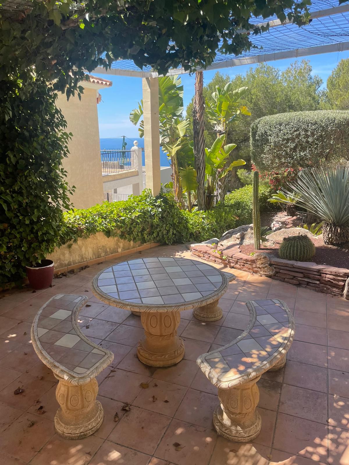 Preciosa Villa con vistas al mar en Altea Hills .