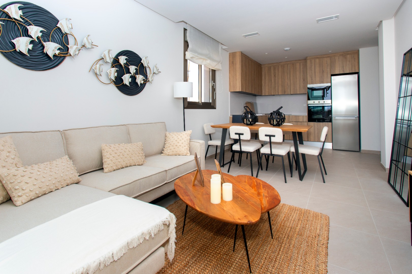 Apartamento nuevo de 3 habitaciones en Santa Pola con piscina
