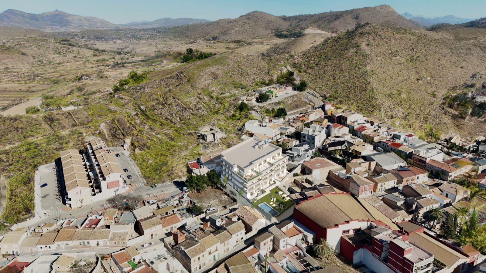 Atico nuevo de 2 habitaciones en Hondón de las Nieves