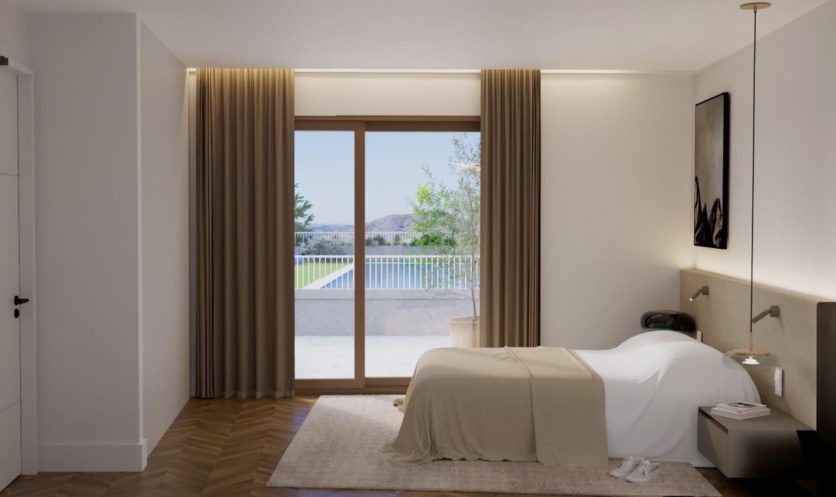 Atico nuevo de 2 habitaciones en Hondón de las Nieves