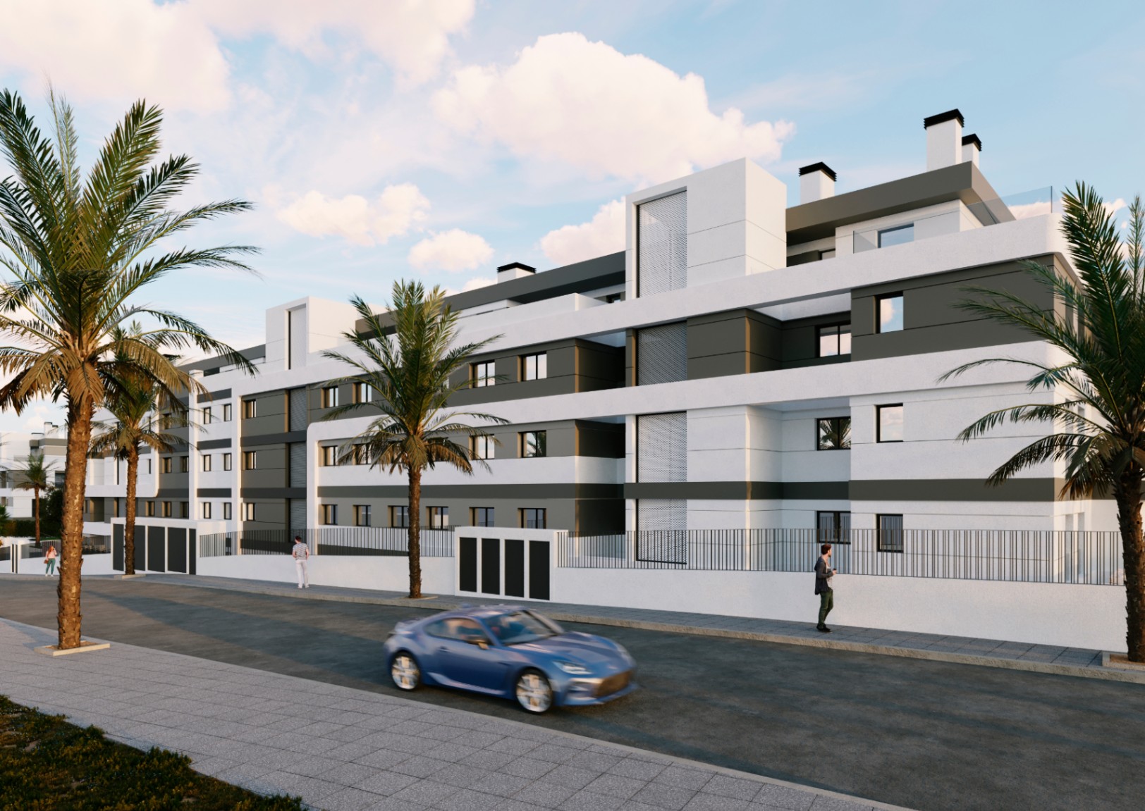Apartamento nuevo de 2 dormitorios con piscina en Muchamiel