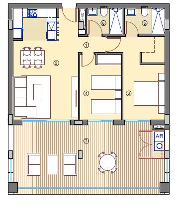 Apartamento nuevo de 2 dormitorios con piscina en Muchamiel