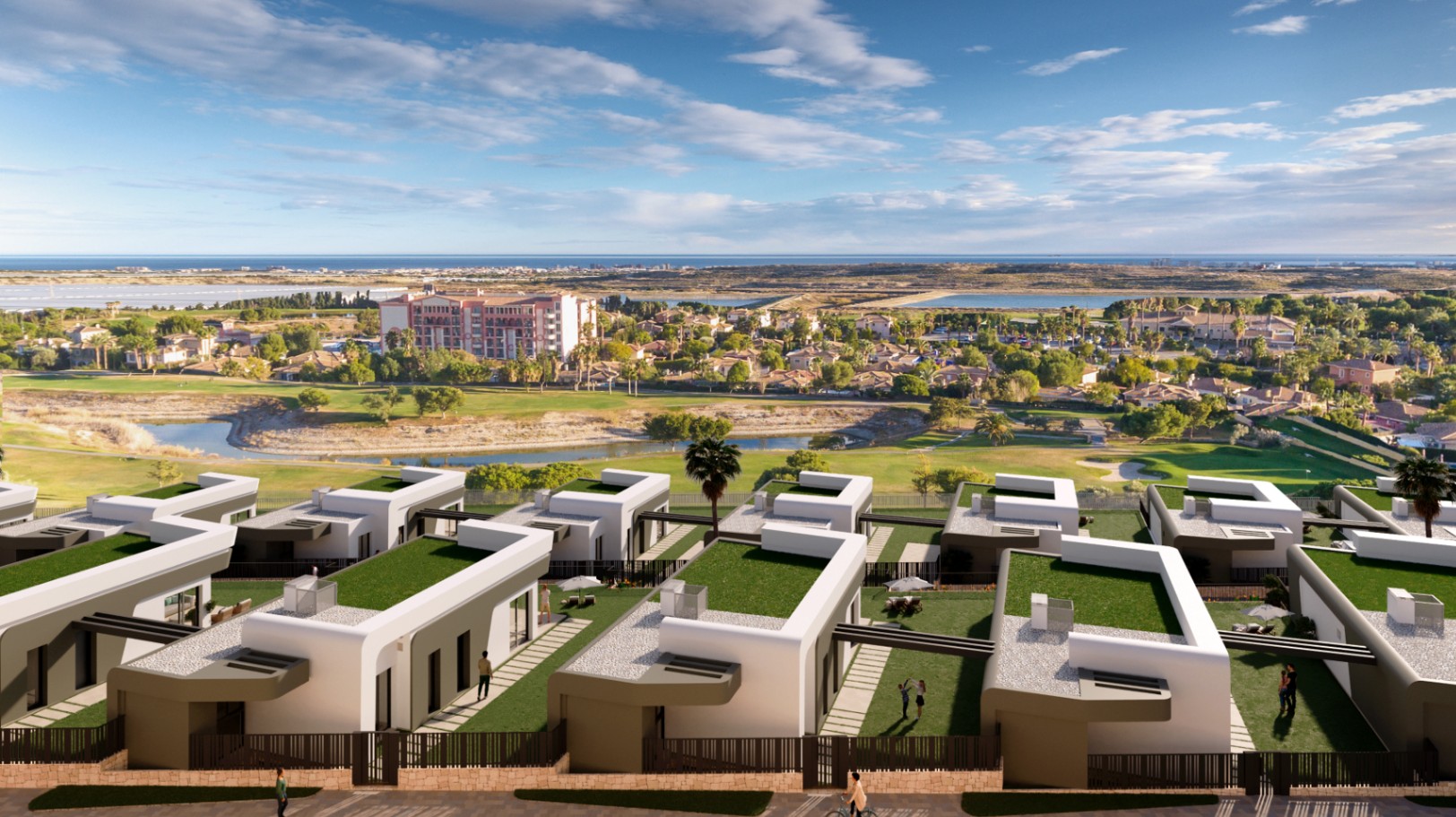 Apartamento moderno en Muchamiel con 2 habitaciones y piscina.