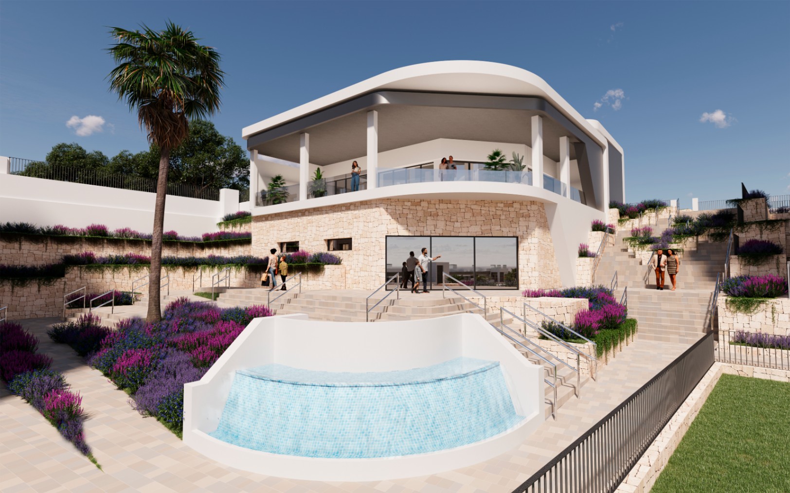 Apartamento moderno en Muchamiel con 2 habitaciones y piscina.