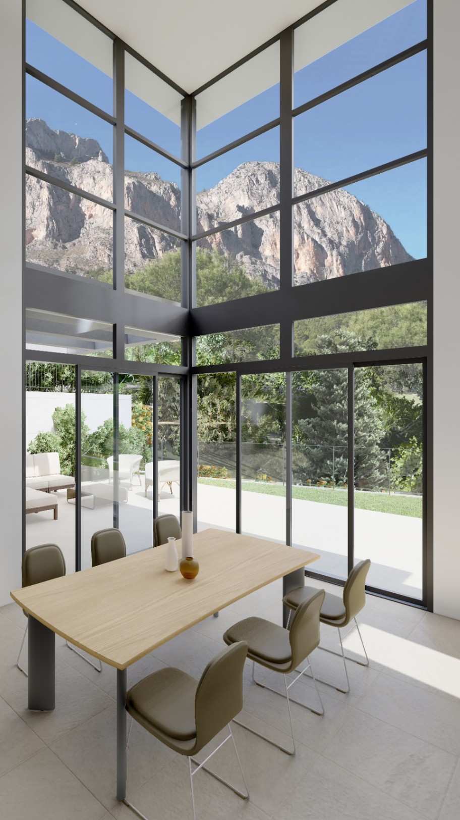 Chalet en venta de 3 dormitorios con piscina en Polop