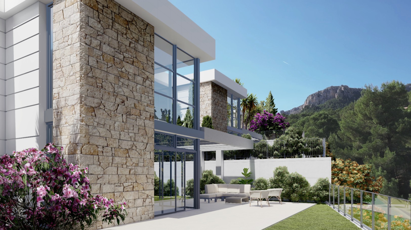 Chalet en venta de 3 dormitorios con piscina en Polop
