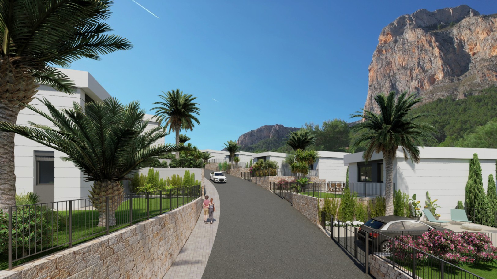 Chalet en venta de 3 dormitorios con piscina en Polop