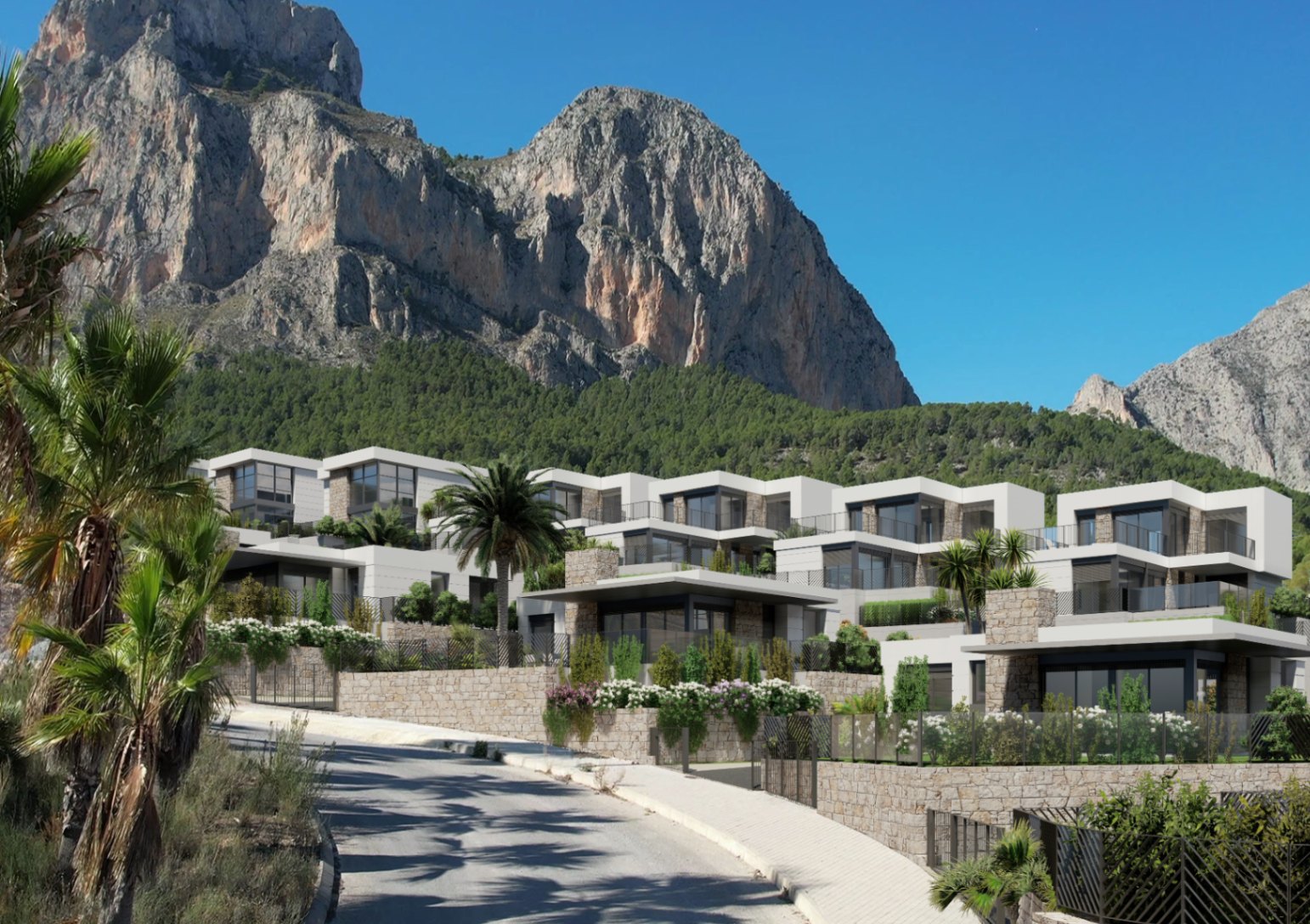 Chalet en venta de 3 dormitorios con piscina en Polop