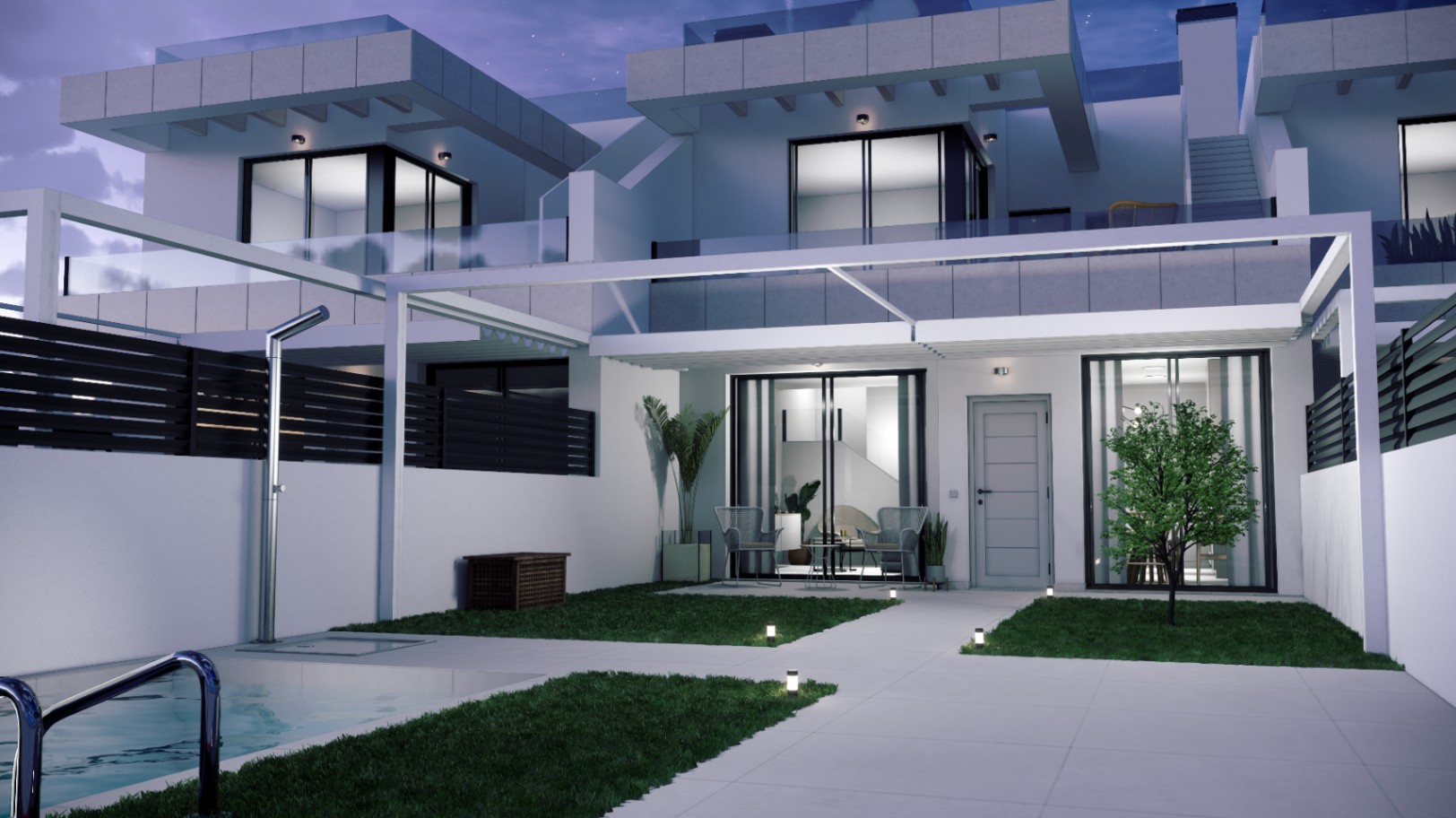 Chalet en venta con 2 habitaciones y piscina en Rojales, Alicante