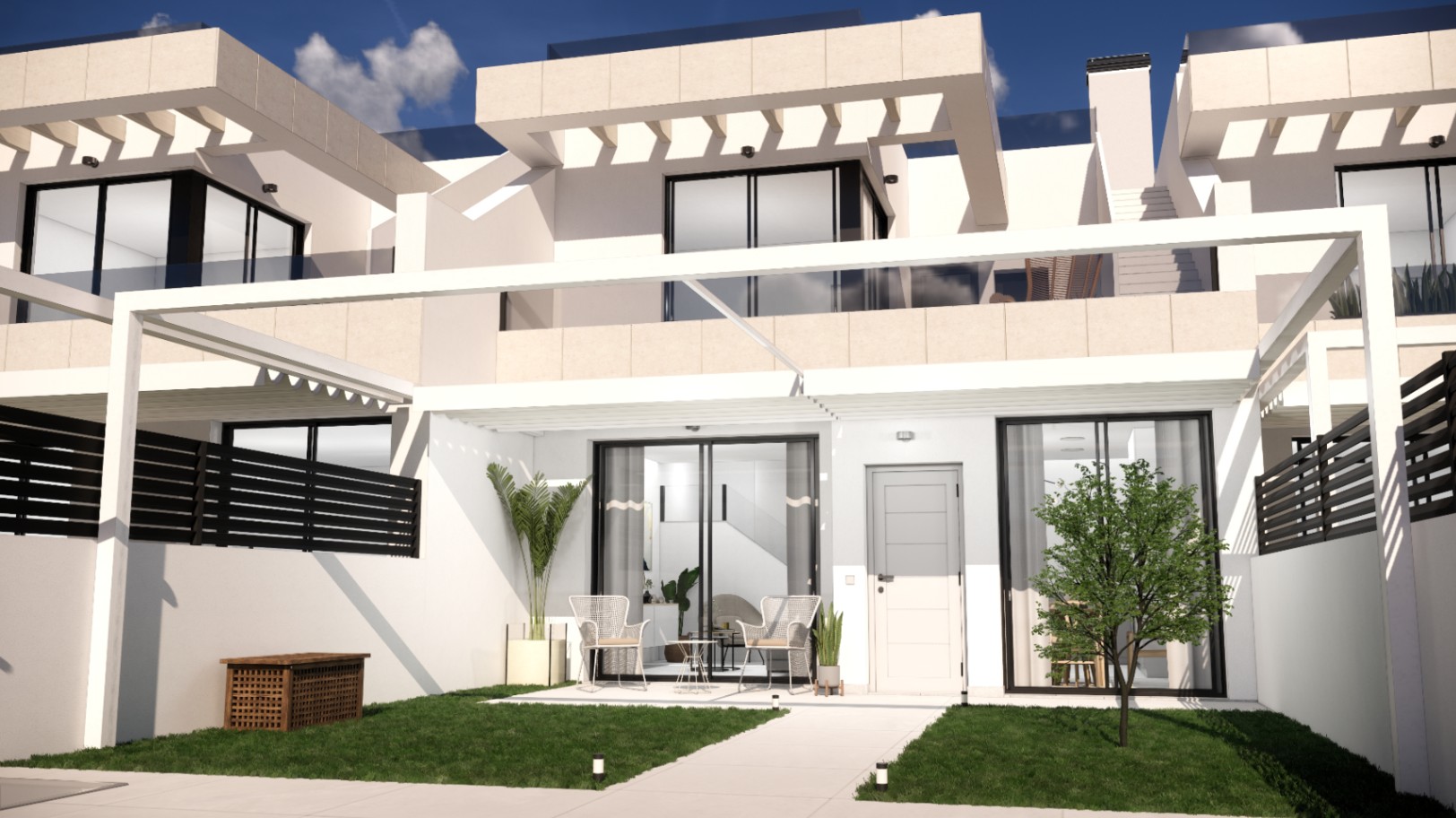Chalet en venta con 2 habitaciones y piscina en Rojales, Alicante