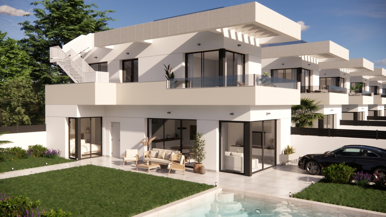 Chalet à vendre avec 3 chambres et piscine à Los Montesinos
