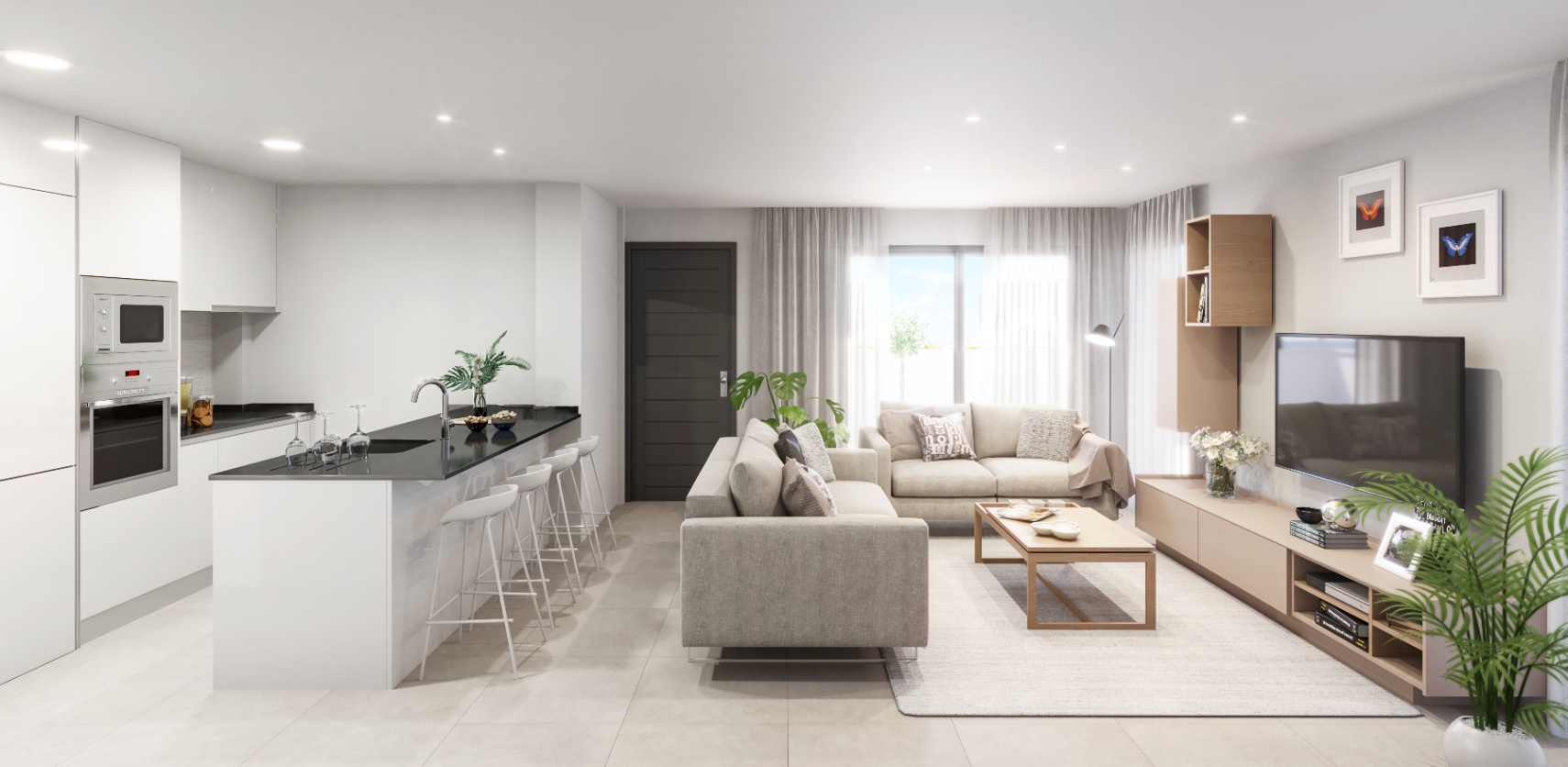 Bungalow en venta de 1 dormitorio en San Pedro del Pinatar