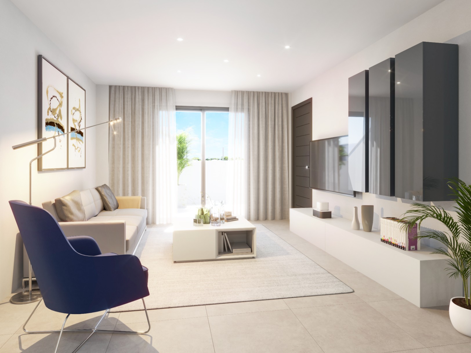 Bungalow en venta de 1 dormitorio en San Pedro del Pinatar