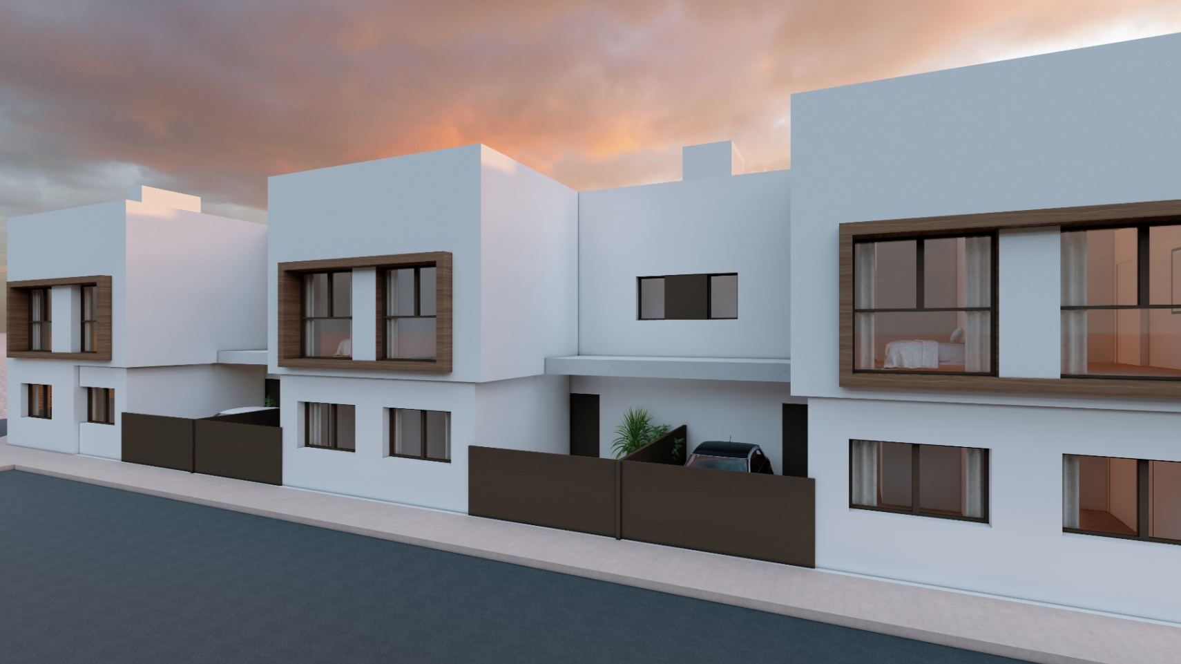 Casa adosada en venta con 3 dormitorios y piscina en San Javier