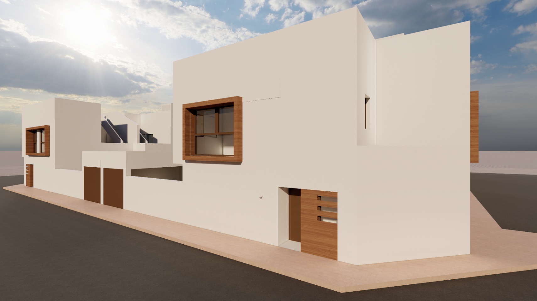 Casa adosada en venta con 3 dormitorios y piscina en San Javier