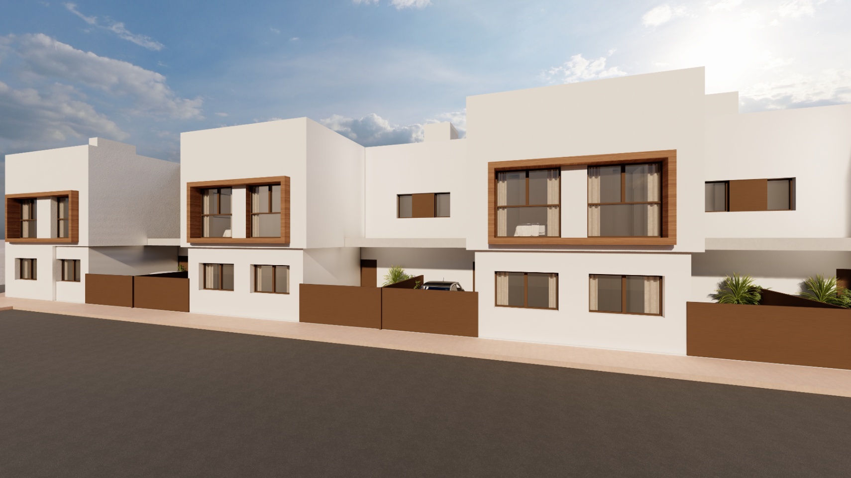 Casa adosada en venta con 3 dormitorios y piscina en San Javier