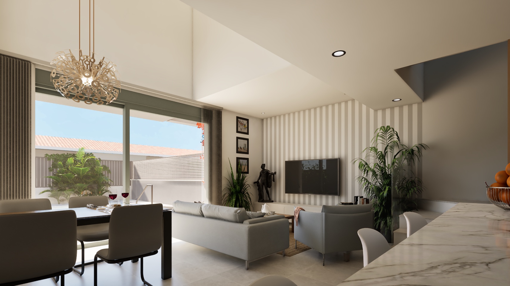 Chalet en venta en Cartagena con 3 dormitorios y piscina.