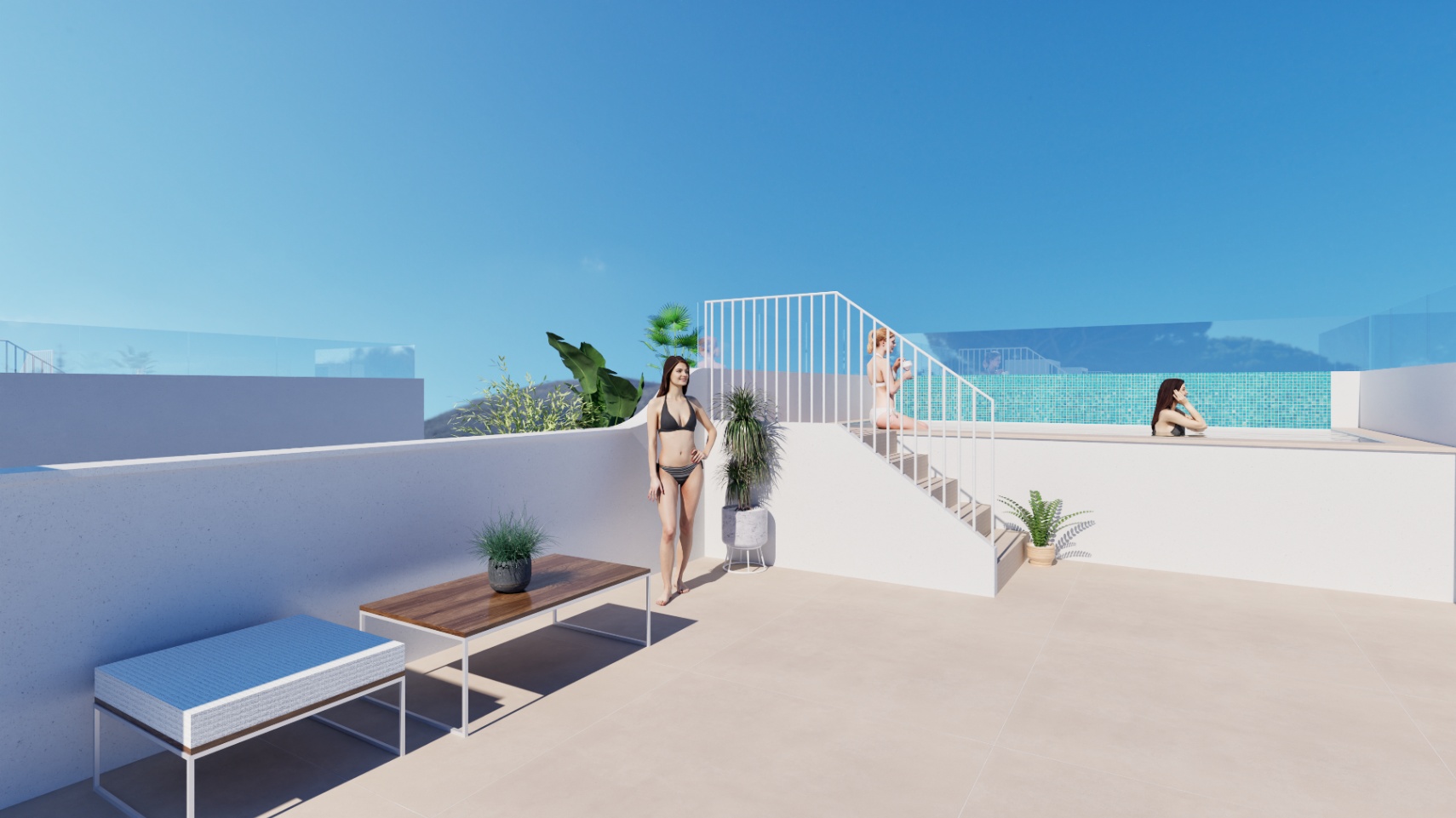 Precioso apartamento en segunda linea del mar .