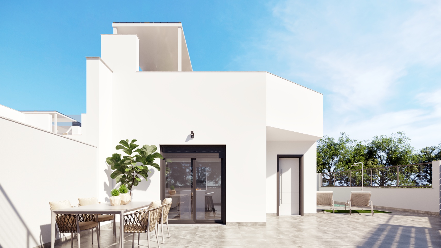 Chalet en venta con 2 dormitorios y piscina en Torre-Pacheco