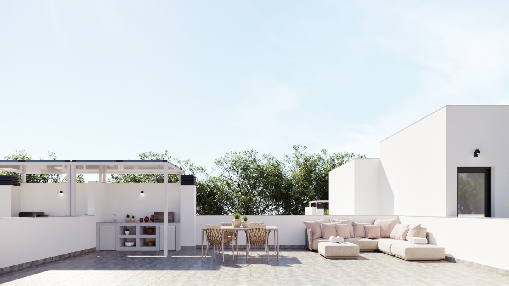 Chalet en venta con 2 dormitorios y piscina en Torre-Pacheco