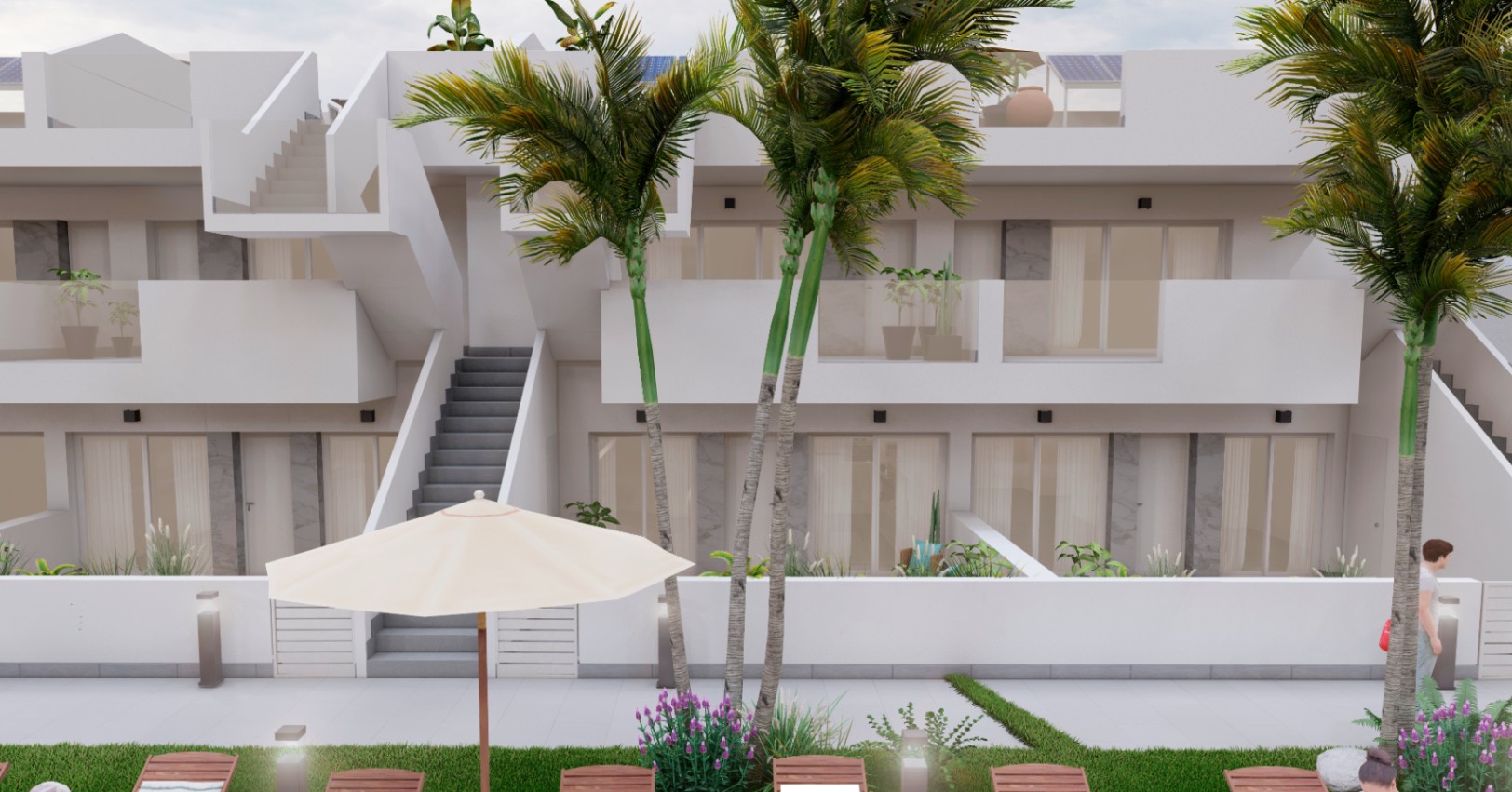 Bungalow en venta en Torre-Pacheco: 3 habitaciones y piscina comunitaria