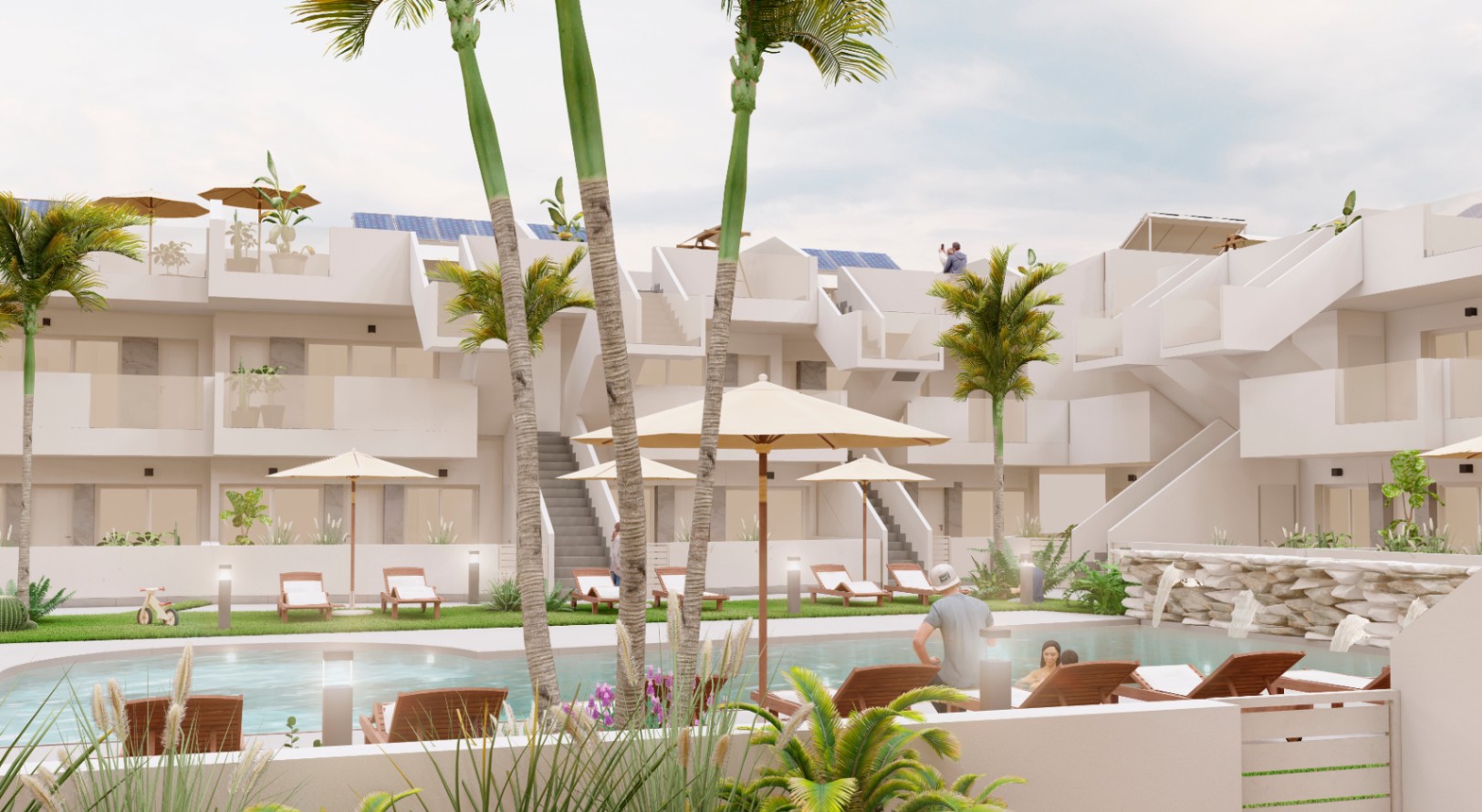Bungalow en venta en Torre-Pacheco: 3 habitaciones y piscina comunitaria