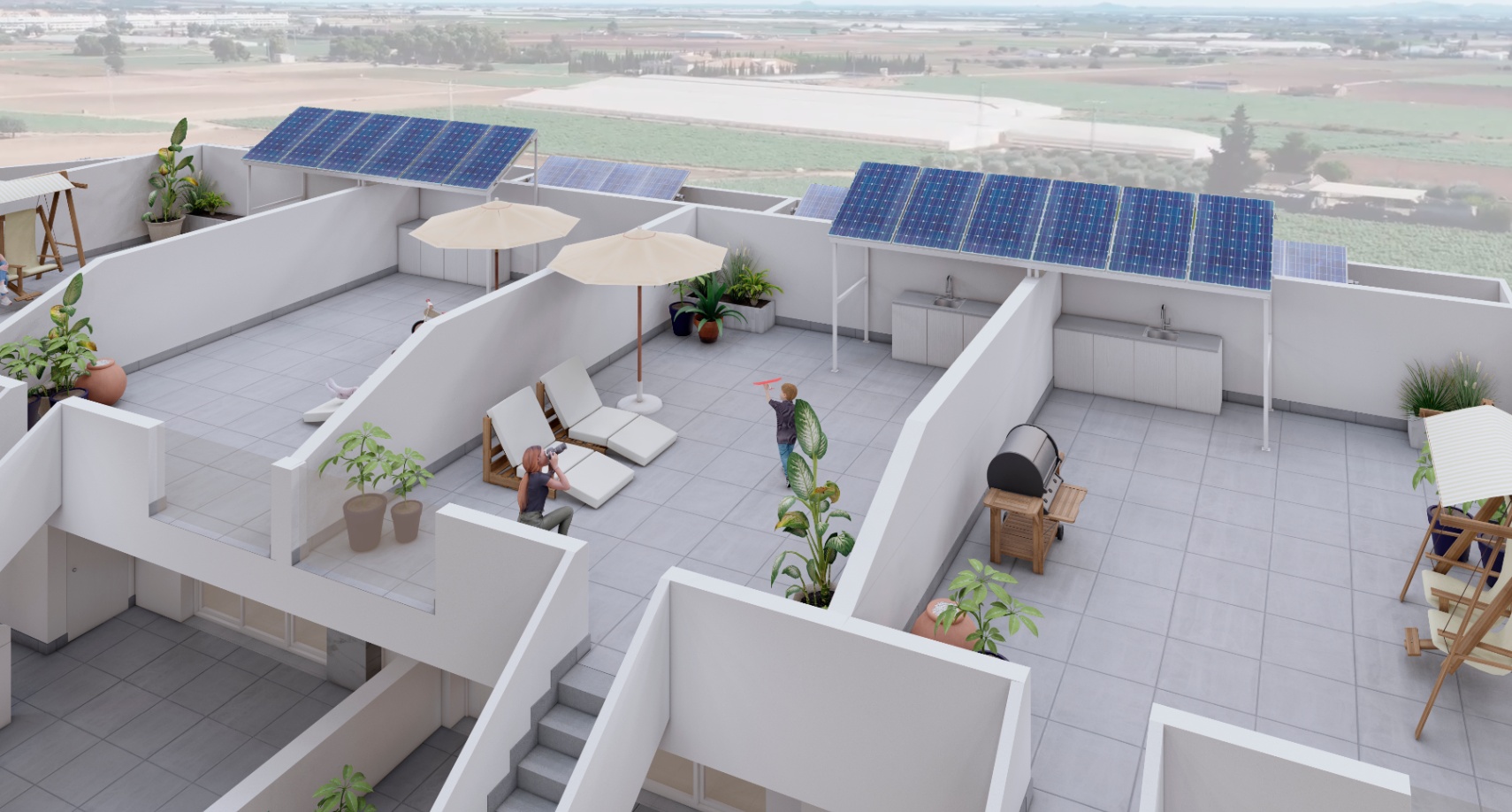 Bungalow en venta en Torre-Pacheco: 3 habitaciones y piscina comunitaria