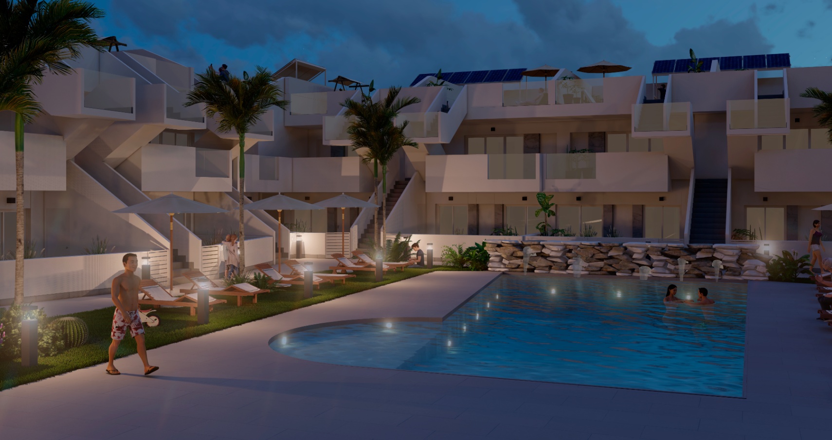 Bungalow en venta en Torre-Pacheco: 3 habitaciones y piscina comunitaria
