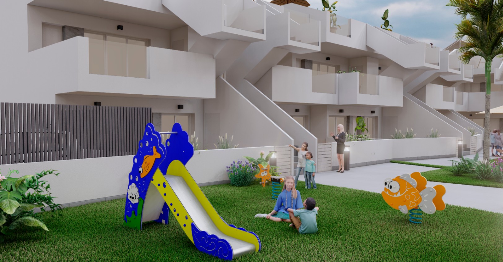 Bungalow en venta en Torre-Pacheco: 3 habitaciones y piscina comunitaria