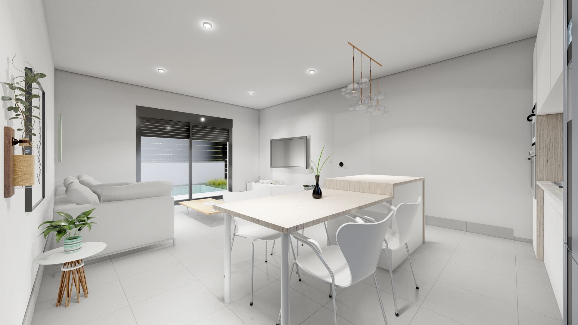 Chalet en venta de 4 habitaciones con piscina en Torre-Pacheco