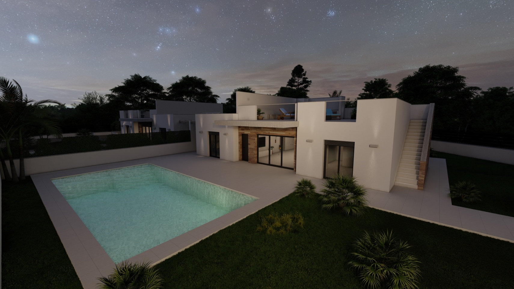 Chalet en venta de 4 habitaciones con piscina en Torre-Pacheco