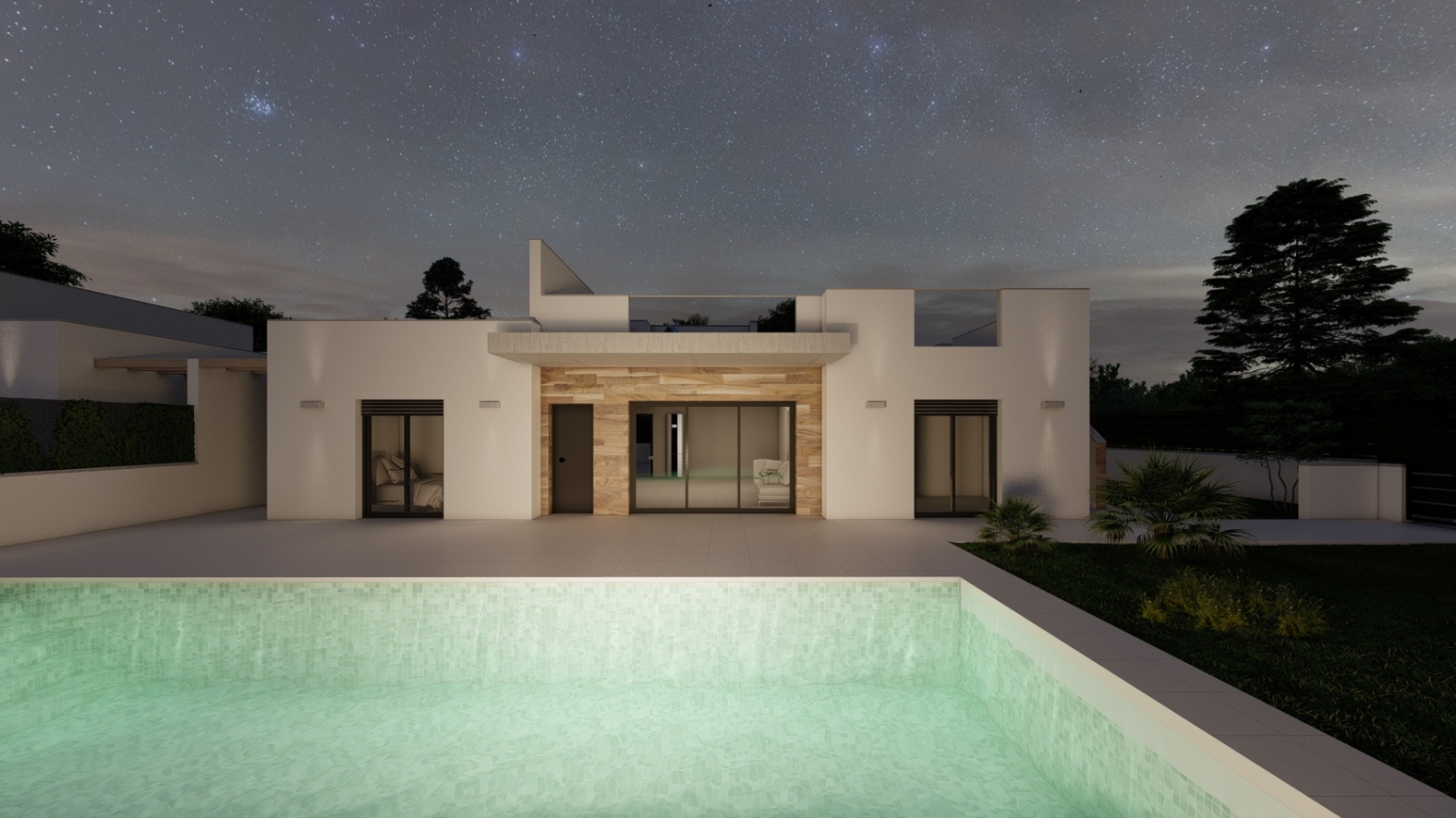 Chalet en venta de 4 habitaciones con piscina en Torre-Pacheco