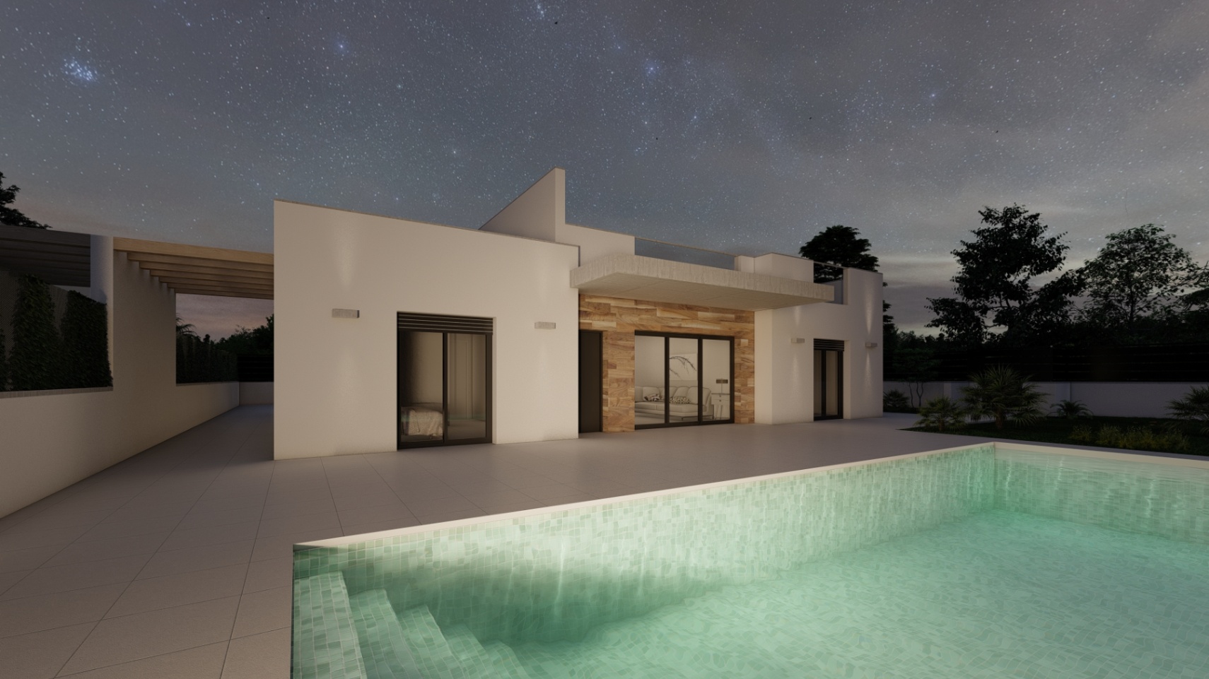 Chalet en venta de 4 habitaciones con piscina en Torre-Pacheco