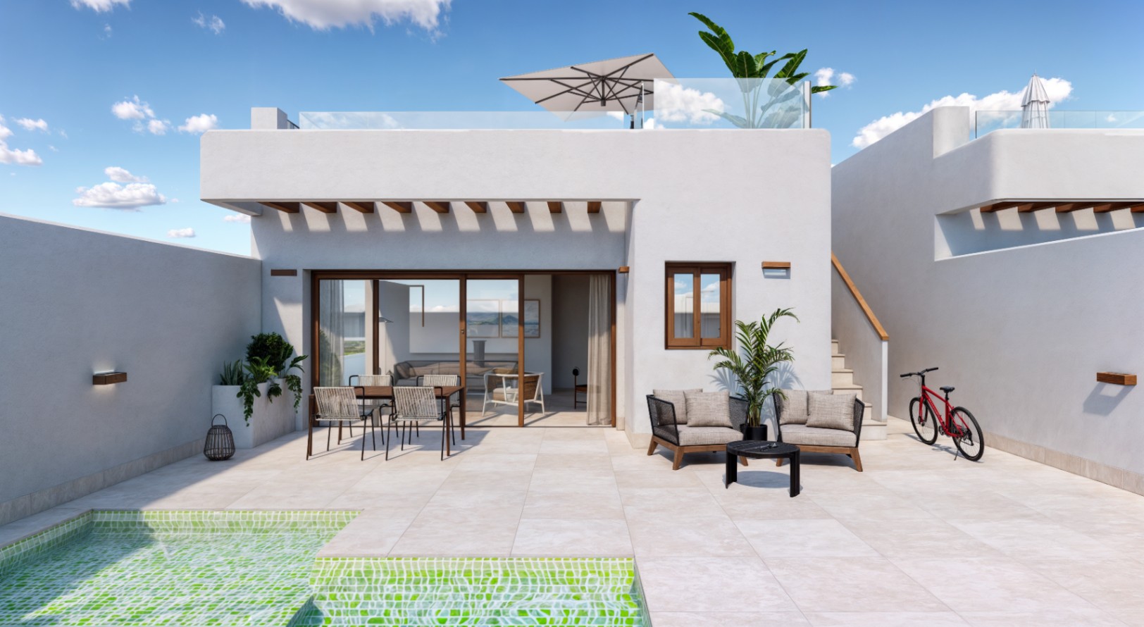 Chalet in Torre-Pacheco with pool and garden, ready to enjoy!