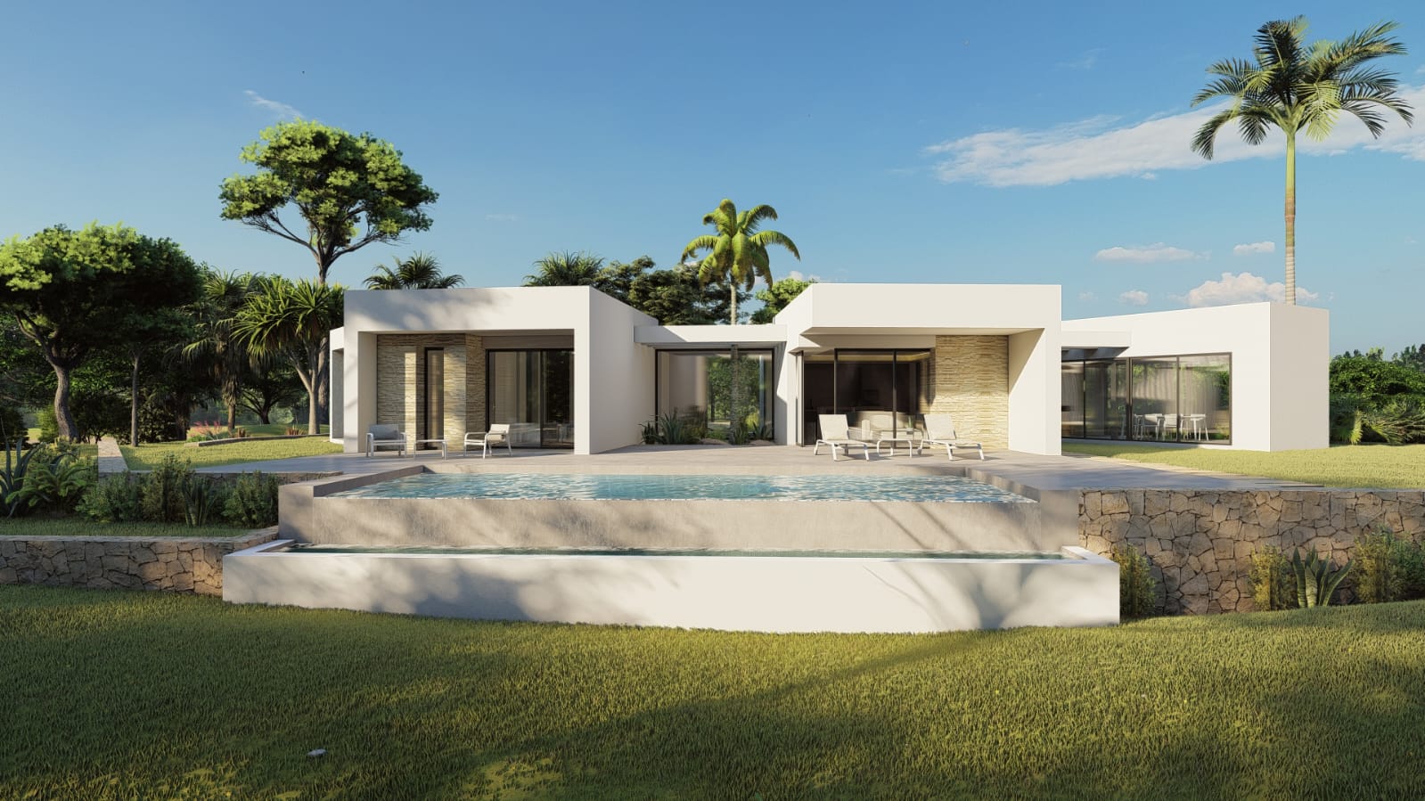 Finca moderne avec piscine privée à Callosa de Ensarriá