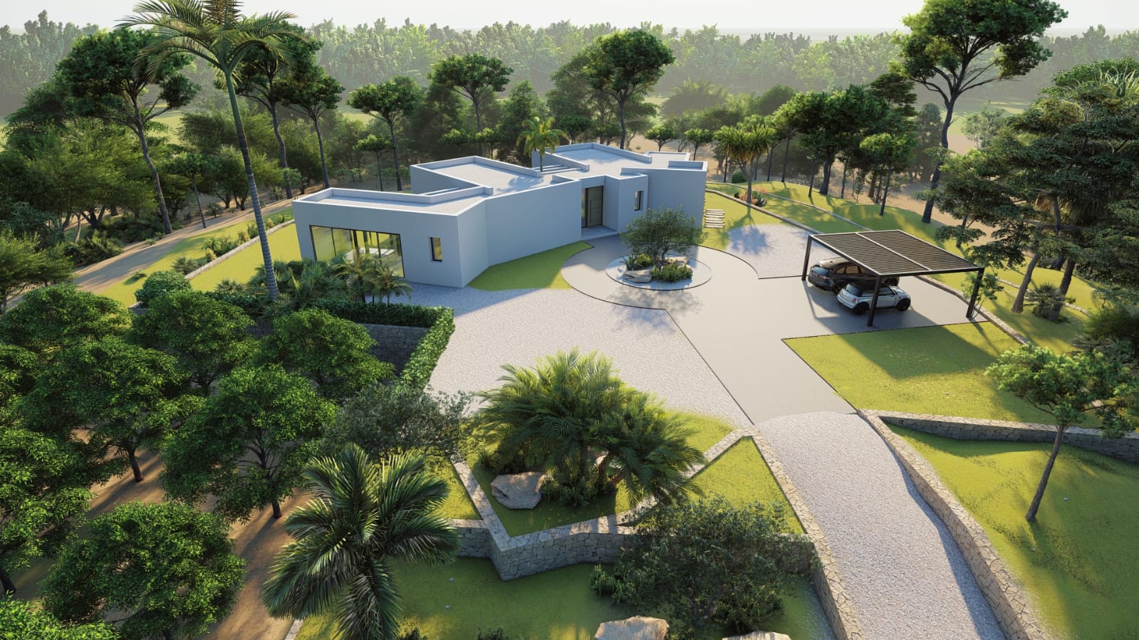 CALLOSA12122025 - Finca moderna con piscina privada en Callosa de Ensarriá