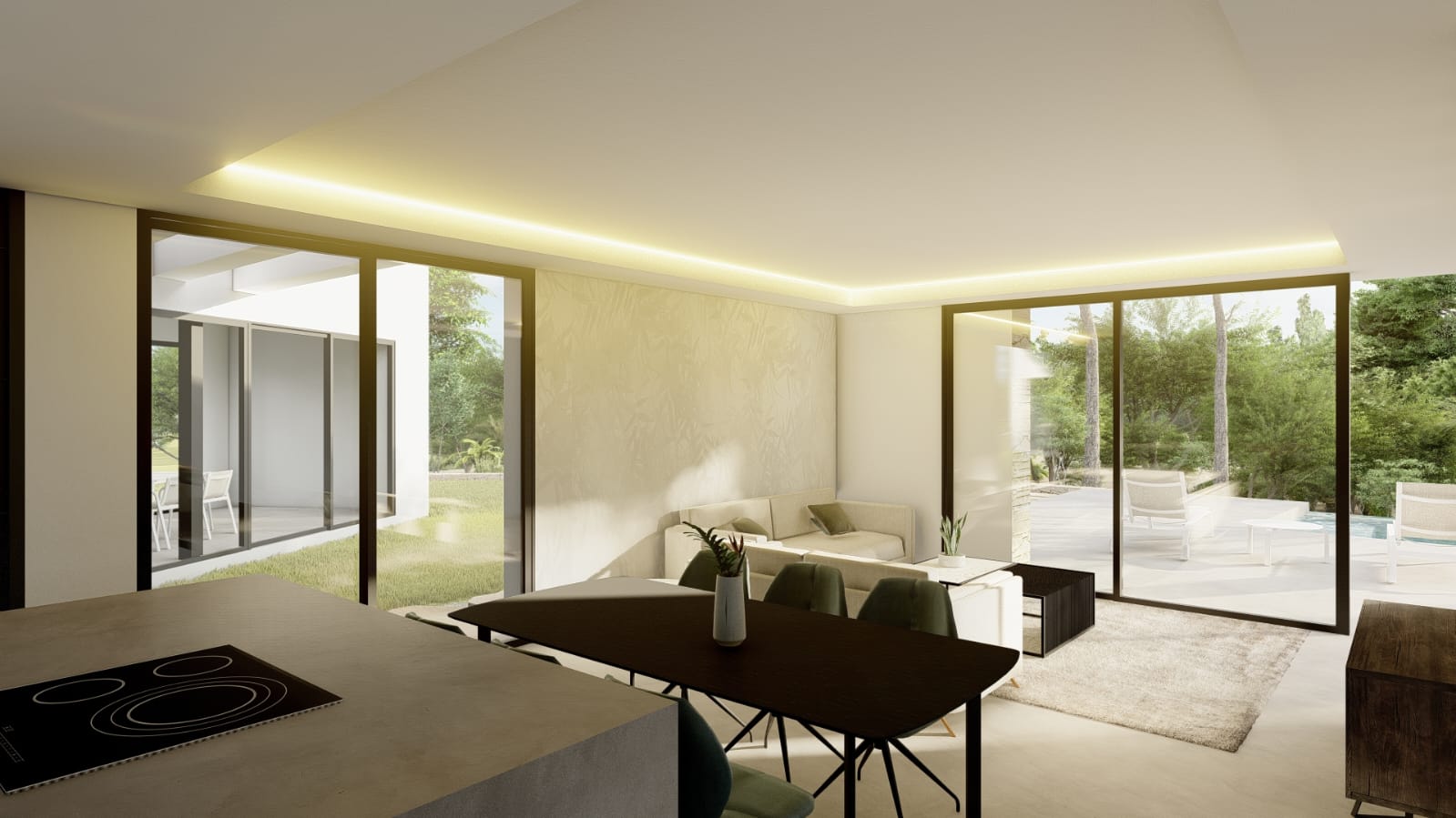 Finca moderne avec piscine privée à Callosa de Ensarriá