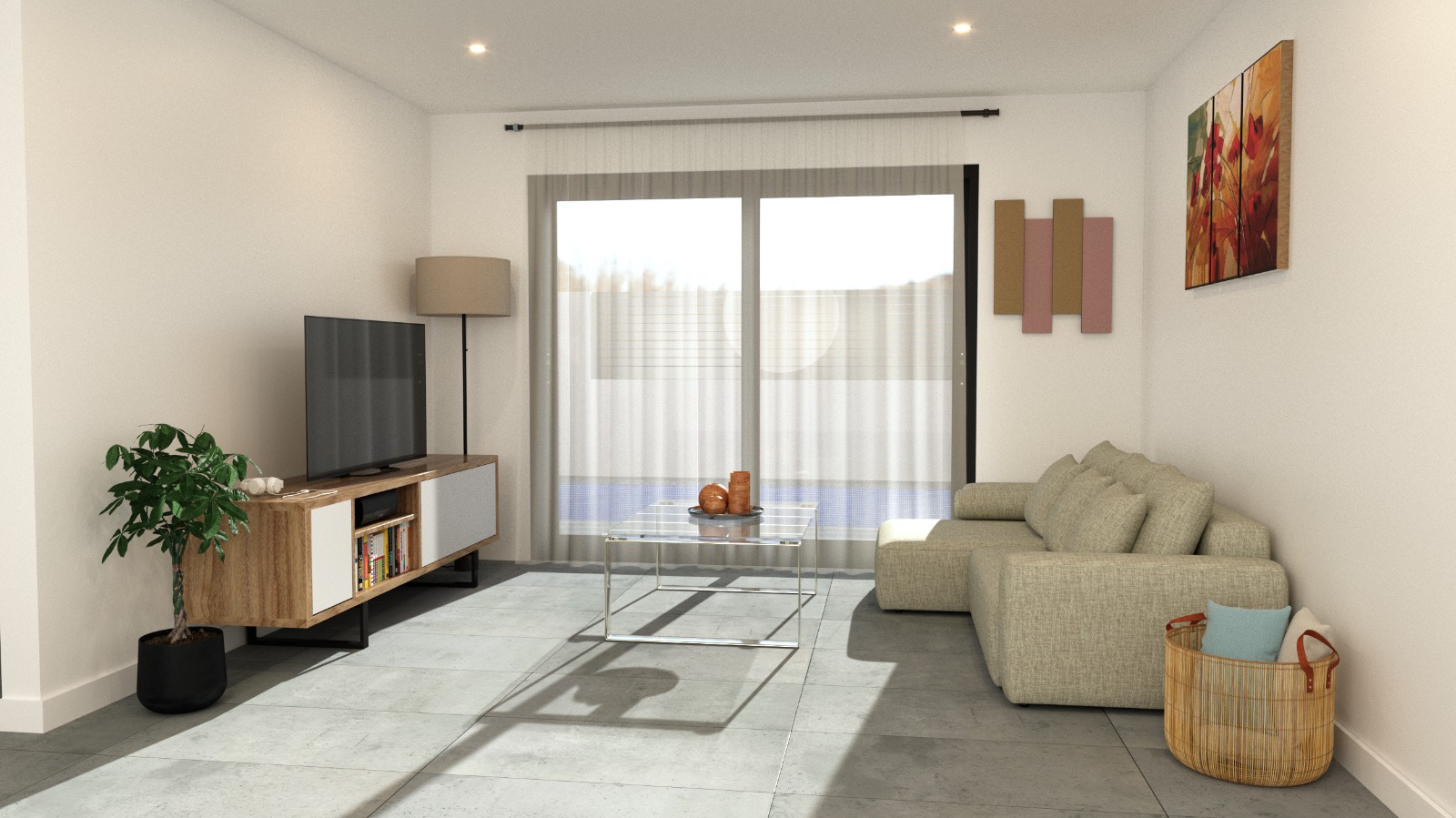 Chalet en Balsicas con piscina privada y 3 dormitorios