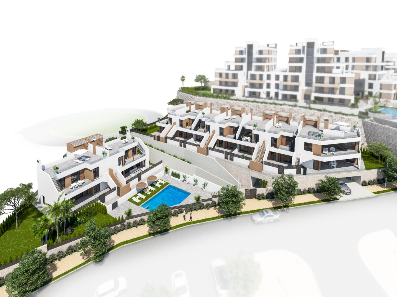 Bungalows mit 2 und 3 Schlafzimmern in Vera Playa zu verkaufen