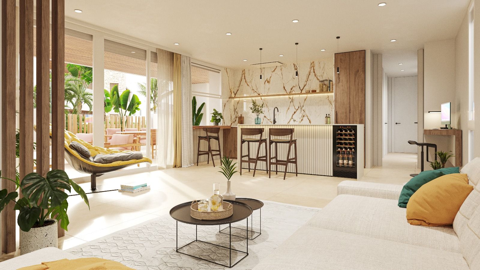 Villas y Bungalows con 3 y 2 Dormintorios en San Juan de los Terreros con Vistas al Mar. Entrega 12/2026