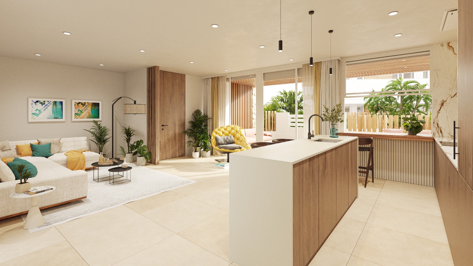 Villas y Bungalows con 3 y 2 Dormintorios en San Juan de los Terreros con Vistas al Mar. Entrega 12/2026