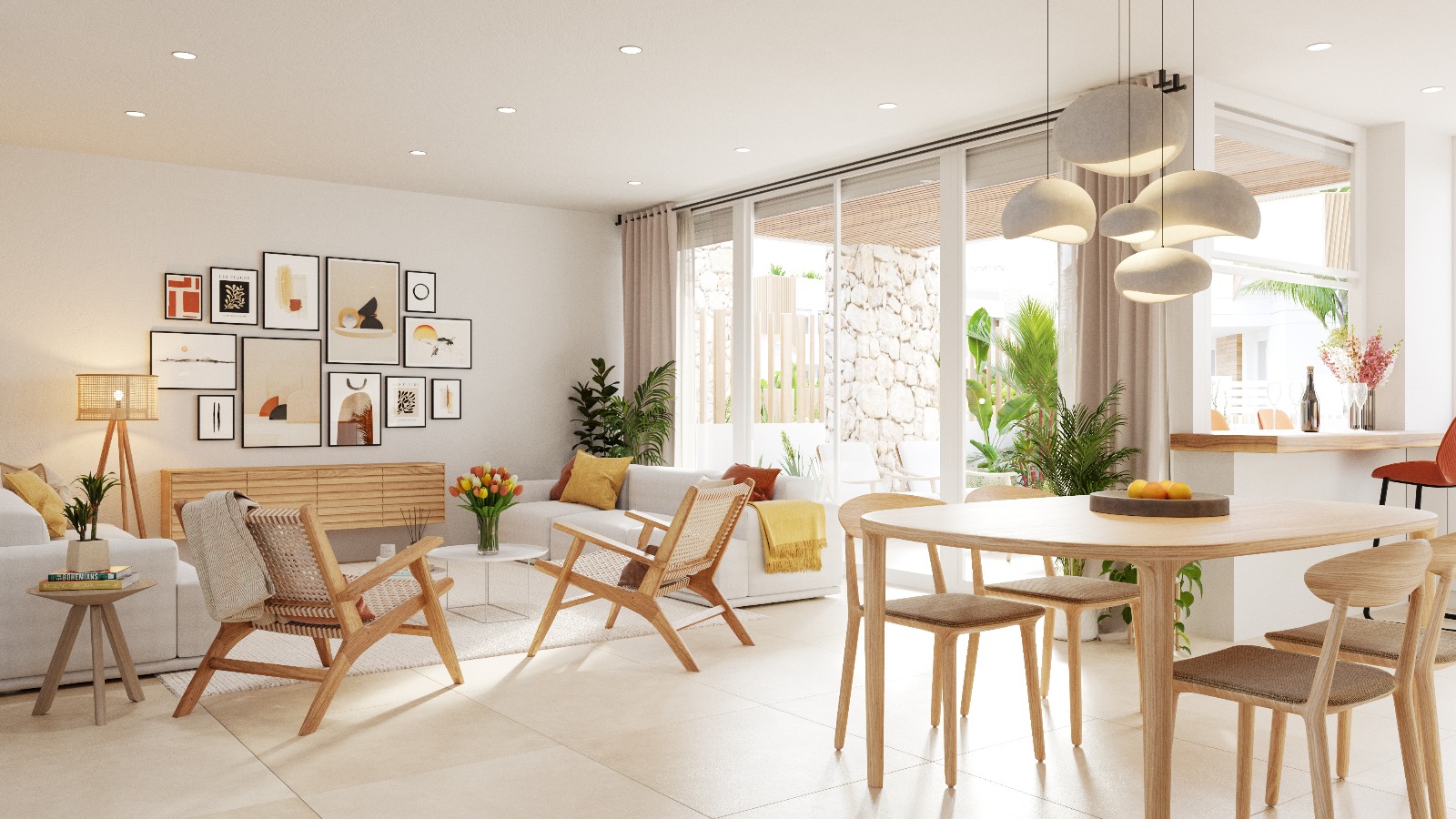 Villas y Bungalows con 3 y 2 Dormintorios en San Juan de los Terreros con Vistas al Mar. Entrega 12/2026